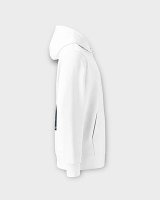 White Reach Your Peak Hoodie