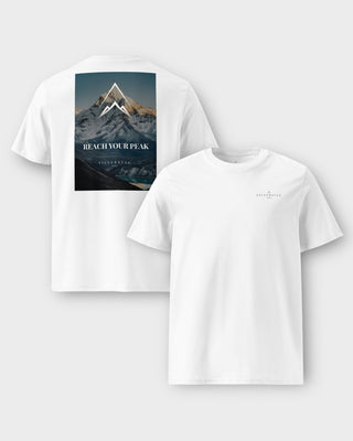 White Reach Your Peak T-Shirt